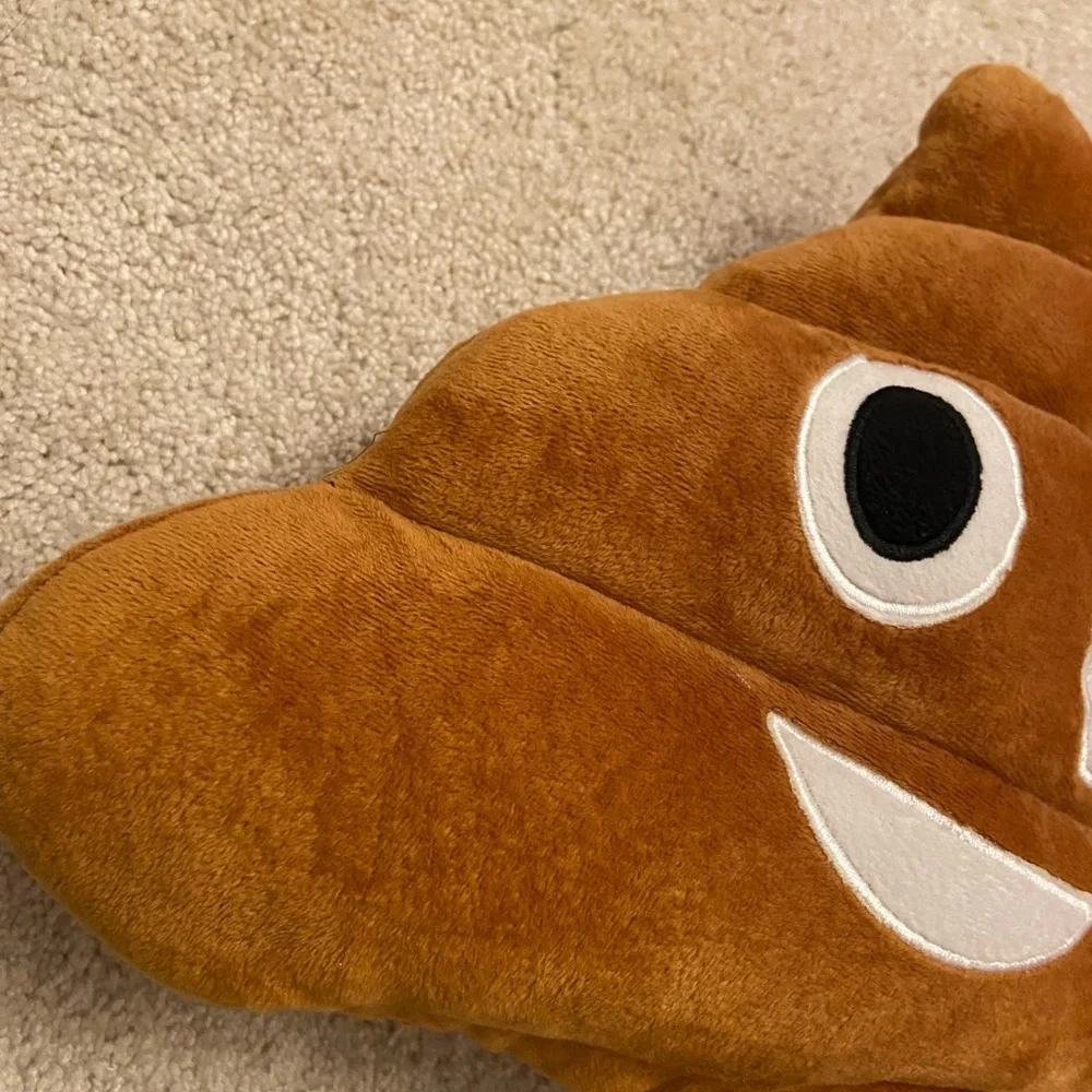urban outfitters poop emoji plush pillow
